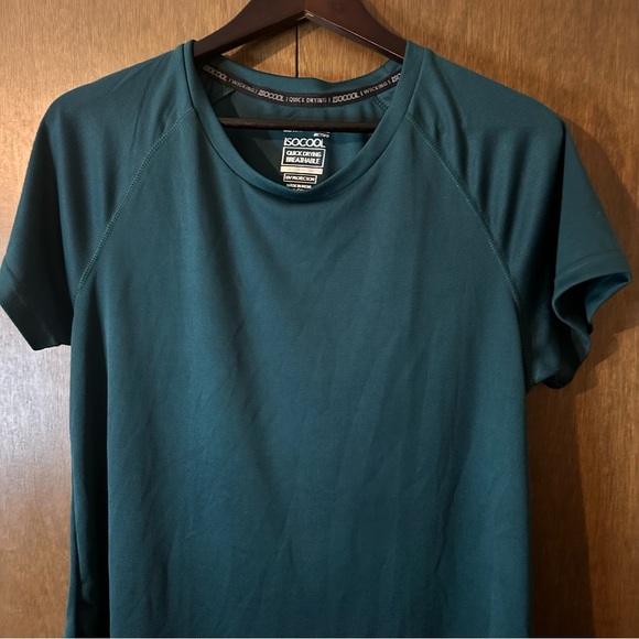 Mountain Warehouse Quick Dry Womens T-Shirt Teal Green Size 12 - Picture 3 of 7